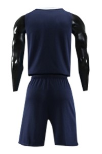 SKWTV060 custom basketball suit wave shirt design breathable wave shirt center back view